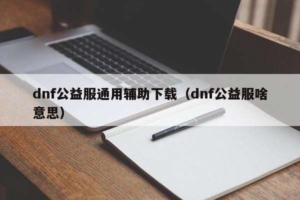 dnf公益服通用辅助下载（dnf公益服啥意思）