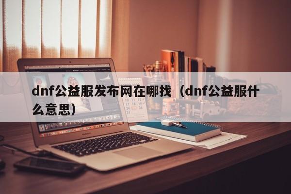 dnf公益服发布网在哪找（dnf公益服什么意思）