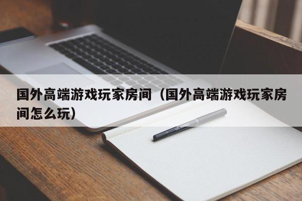 国外高端游戏玩家房间（国外高端游戏玩家房间怎么玩）