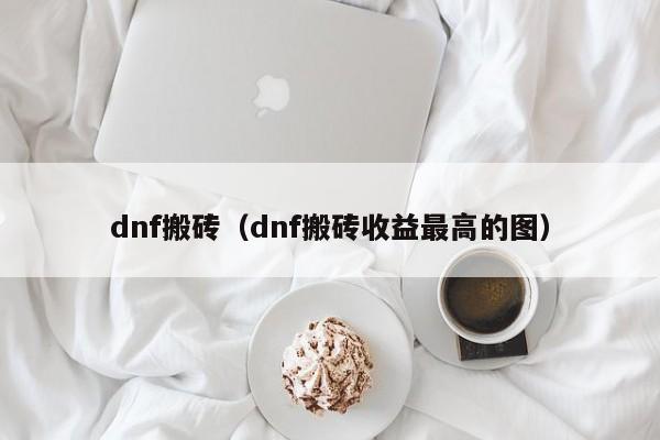 dnf搬砖（dnf搬砖收益最高的图）